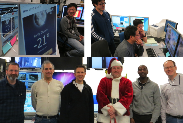 The SXSPM team had a successful beamtime at beamline ID26. Thanks to Santa’s help the team obtained hot results even at -21 °C (-6 °F).