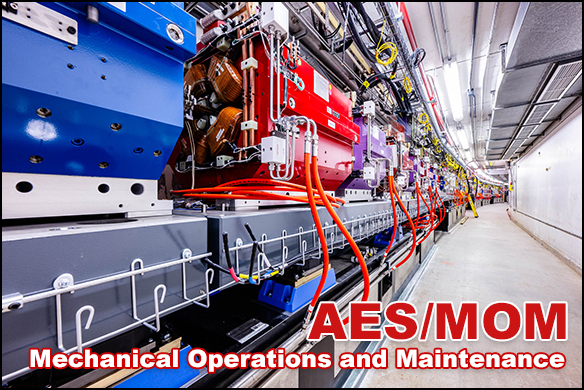 Machinery with AES/MOM logo