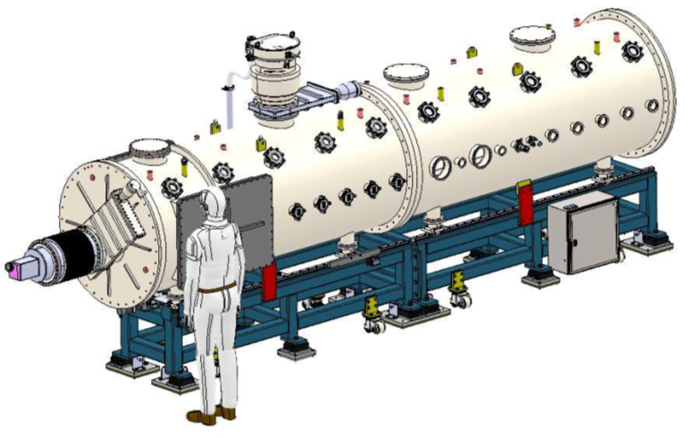 The PtychoProbe detector mover will house two area detectors with high framerate.  