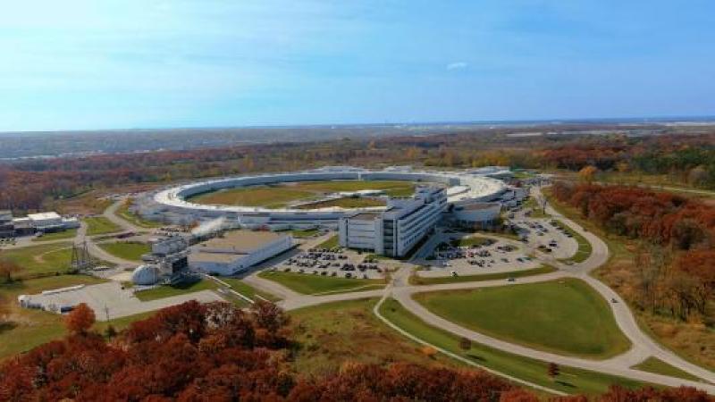 The Advanced Photon Source on a fall day.